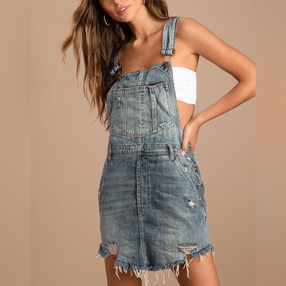 New Free People Baxter Distressed Jumper